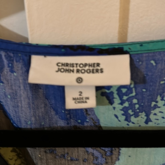 Christopher John Rogers Floral Tiered Dress Size 2 - Picture 7 of 7